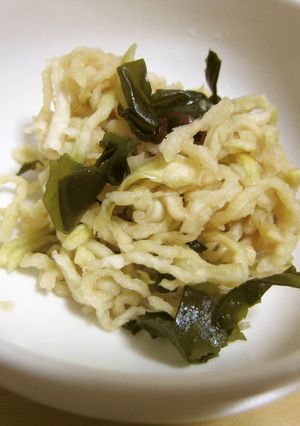 乾物のみで！切り干し大根とワカメの酢の物-レシピのメイン写真