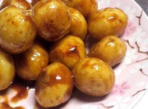 新じゃが小芋の<照り照り>甘辛味噌炒め煮-レシピのメイン写真