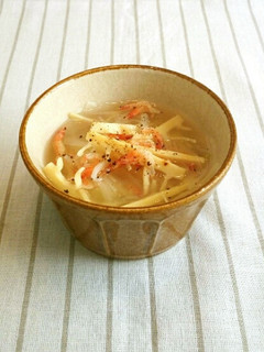 春♪筍と桜海老のスープ。-レシピのメイン写真