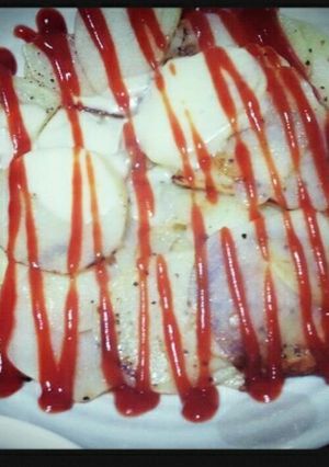 簡単!じゃがいもの薄切りチーズ焼き♬-レシピのメイン写真