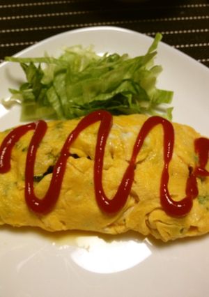ブロッコリー＆カリフラワーのオムレツ-レシピのメイン写真