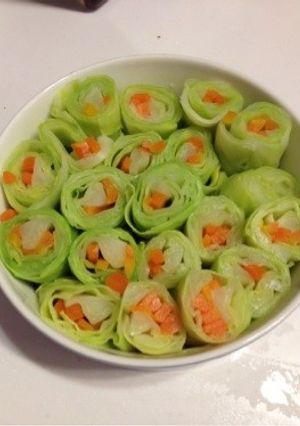 お弁当に☆人参のキャベツ巻き-レシピのメイン写真