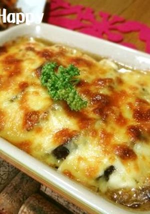 豆腐＆しいたけの簡単マヨグラタン-レシピのメイン写真