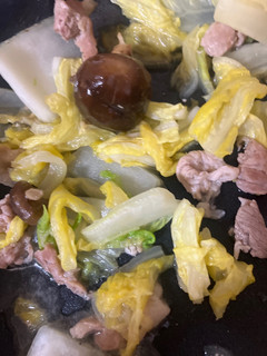 豚肉と白菜 椎茸の炒め-レシピのメイン写真