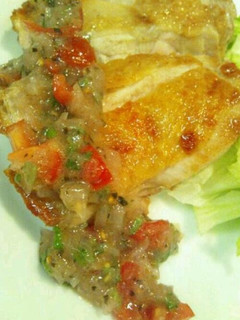 チキンステーキ 大葉と梅のソース-レシピのメイン写真