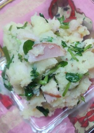 クレソンとベーコンのポテトサラダ-レシピのメイン写真