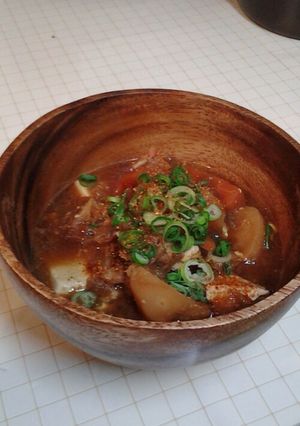 riikﾝ宅！秘密の野菜たっぷり味噌汁♪-レシピのメイン写真