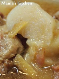 牛すじとかぶの煮もの-レシピのメイン写真