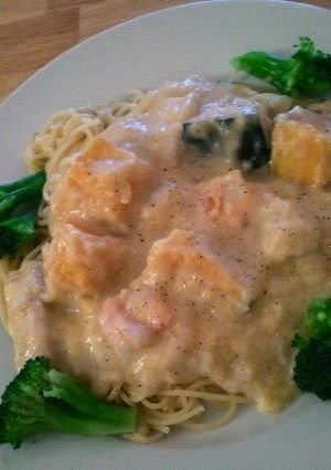 カボチャのクリームパスタ♡-レシピのメイン写真