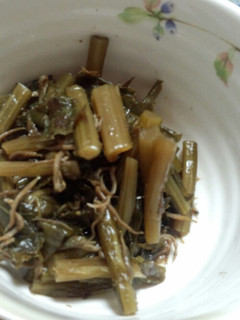 野沢菜漬けの煮物-レシピのメイン写真