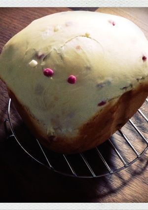 ＨＢ＊粒ジャムdeいちごみるく食パン-レシピのメイン写真