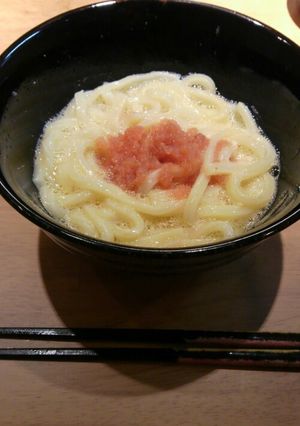 明太釜玉うどん-レシピのメイン写真