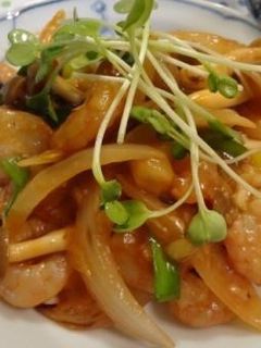具だくさんの海老チリ♪-レシピのメイン写真