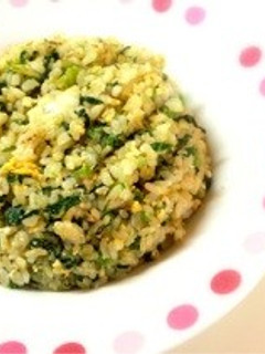 10分でほうれん草炒飯-レシピのメイン写真