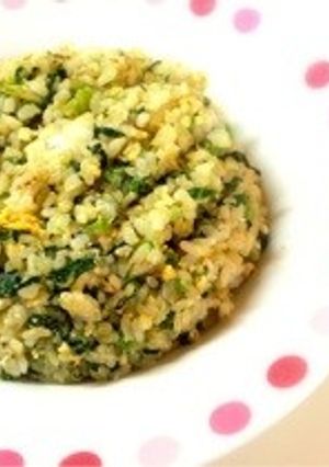 10分でほうれん草炒飯-レシピのメイン写真