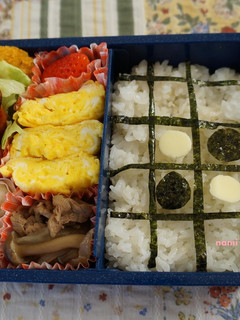 旦那用☆オセロ弁当-レシピのメイン写真