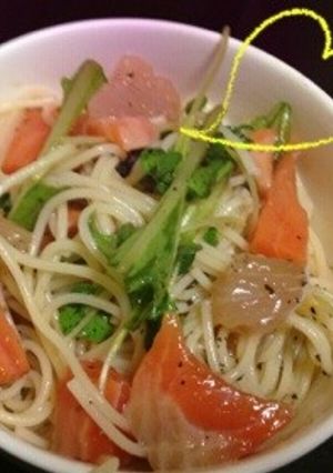 簡単‼お魚のサッパリ♡冷製パスタ♡-レシピのメイン写真