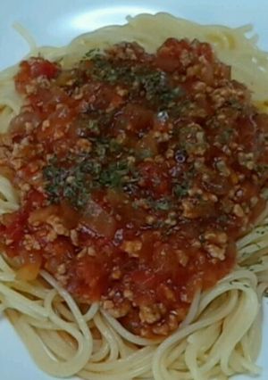 ヘルシー!!高野豆腐のミートソース♪-レシピのメイン写真