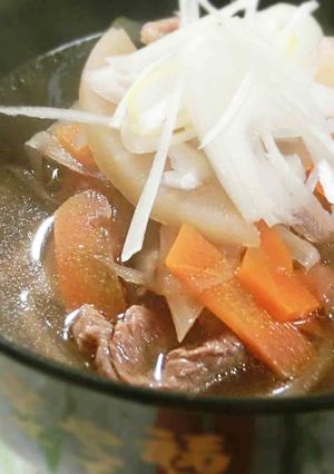 【ふるさとの味】山形風芋煮-レシピのメイン写真