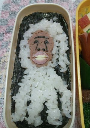 キャラ弁♪ご飯でユキオトコビト-レシピのメイン写真