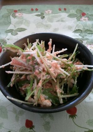 水菜のめんた白和え-レシピのメイン写真