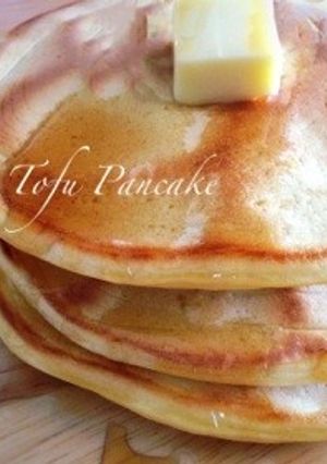 豆腐>強力粉♡ヘルシーむっちりパンケーキ-レシピのメイン写真