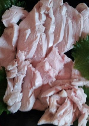 鶏胸肉の刺身風-レシピのメイン写真