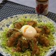 たまねぎドレッシングでキャベツかつ丼