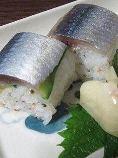 秋刀魚の押し寿司-レシピのメイン写真