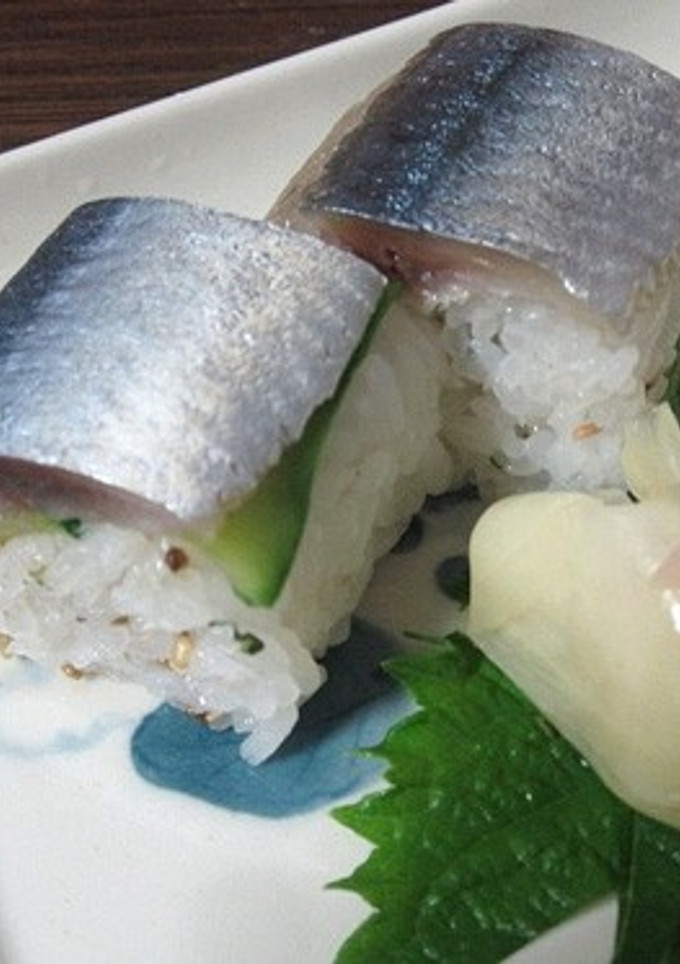 秋刀魚の押し寿司-レシピのメイン写真