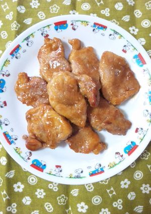 豚ももブロック肉で美味しい生姜焼き♬-レシピのメイン写真