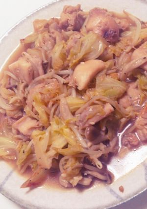 鶏モモとキャベツの塩麹炒め-レシピのメイン写真