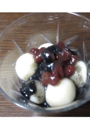 白玉だんごの黒ごまだれ-レシピのメイン写真