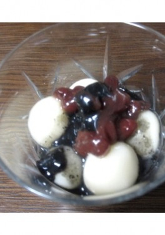 白玉だんごの黒ごまだれ-レシピのメイン写真