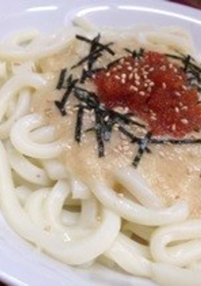 簡単♪とろろとびこうどん-レシピのメイン写真