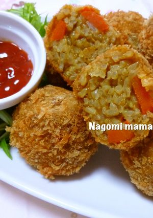 カレーリメイク★ライスコロッケ★-レシピのメイン写真