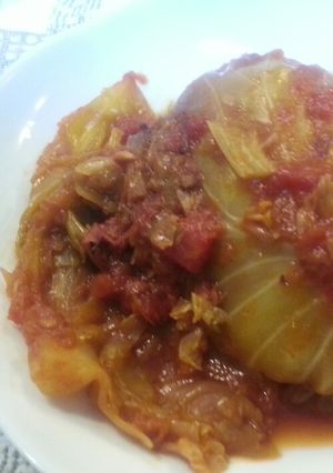 丸ごとキャベツのトマト煮-レシピのメイン写真