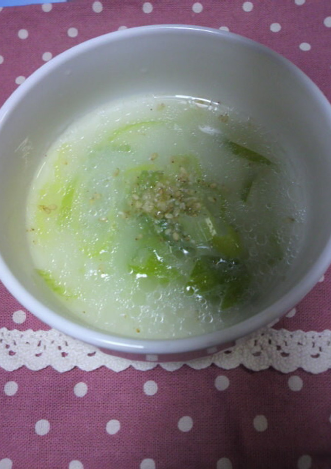 捨ててる?豚角煮の下茹で汁…スープに…-レシピのメイン写真