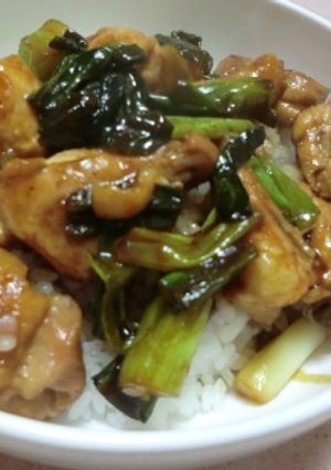 鰻のたれで焼鳥丼-レシピのメイン写真