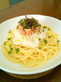 簡単さっぱりツナおろしパスタ-レシピのメイン写真