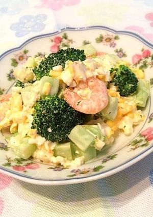 海老とブロッコリーのタルタルサラダ-レシピのメイン写真