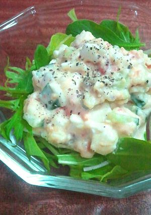 肉じゃがをリメイク☆和風ポテトサラダ-レシピのメイン写真