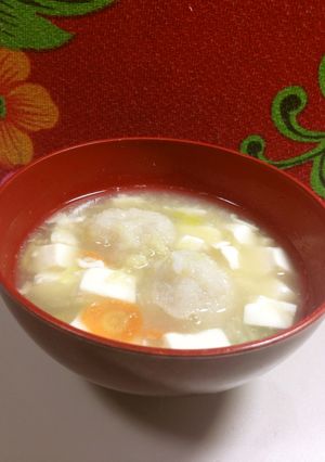 ほっこり♡れんこん団子のしょうが汁-レシピのメイン写真