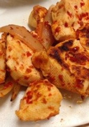 糖質制限♪豆腐のピリ辛焼き♪-レシピのメイン写真
