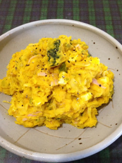 ハム&チーズ入り☆かぼちゃサラダ-レシピのメイン写真
