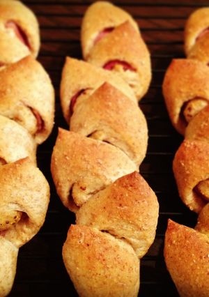 手ごねで♪グラハム粉のベーコンエピ-レシピのメイン写真