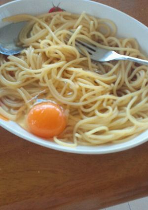 ズボラ飯☆バター醤油パスタ-レシピのメイン写真