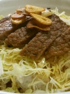 ステーキ丼-レシピのメイン写真
