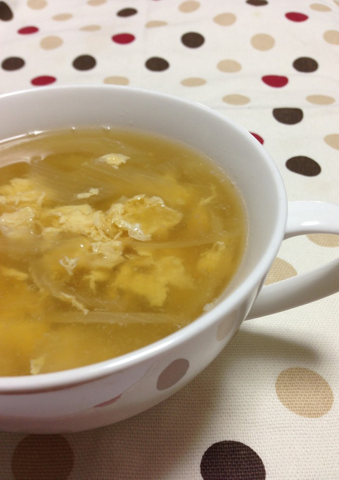 ふんわり♪たまごと玉ねぎのコンソメスープ-レシピのメイン写真