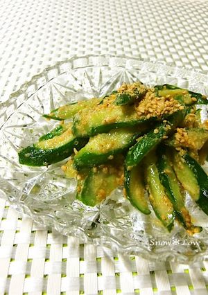 我が家の定番★胡瓜の胡麻よごし-レシピのメイン写真